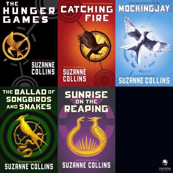 Hunger Games Complete (Category: Storybooks) located in Quezon City. Submitted by clothing.thrift (Listing ID 1365437497, Image 2). Description: - The Hunger Games - Catching Fire - Mockingjay - The Balled of Songbirds and Snakes - Sunrise on the Reaping Selling everything (with discount already) ☺️ ❌ Hard copy.