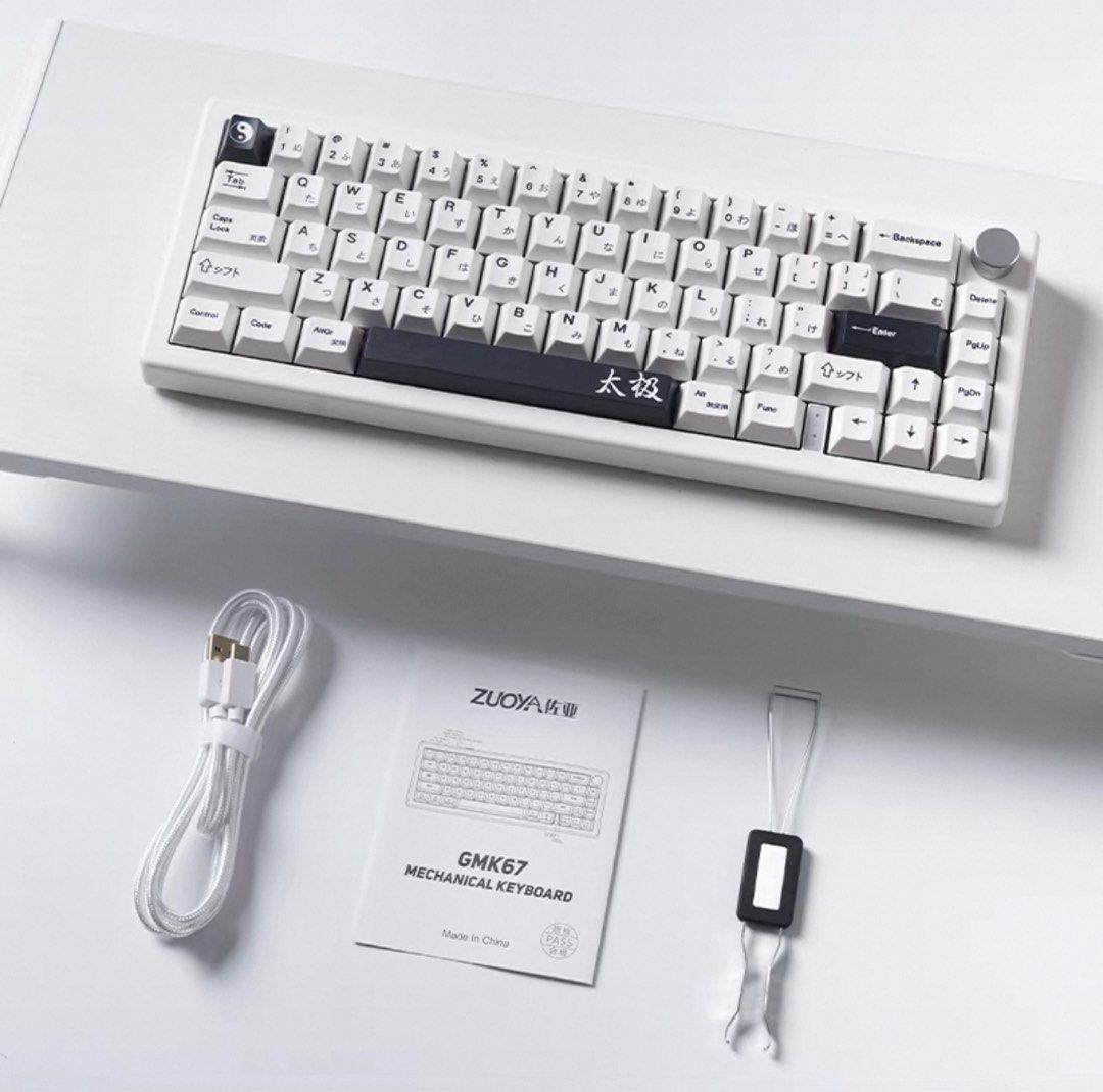 [Instock] GMK67 65% Custom Keyboard Build | Creamy Thocky Silent Clacky | Volume Knob | Wireless62863059369731113