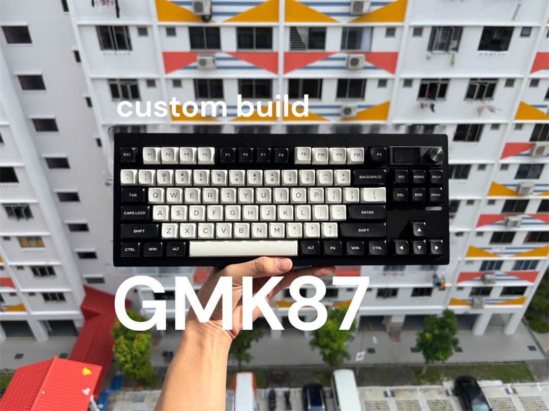 [Instock] GMK87 80% Custom Keyboard Build | Creamy Thocky Silent Clacky | Programmable Screen Volume Knob628630592134411125