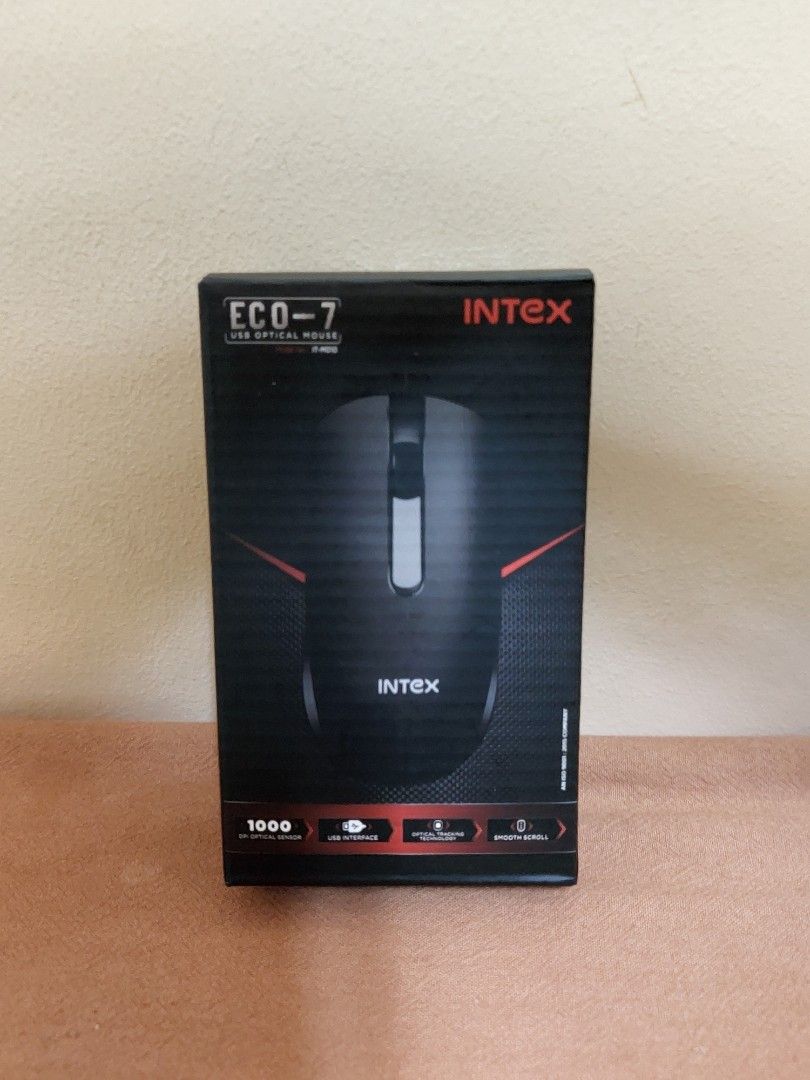 Intex Eco-7 USB Optical Mouse (Category: Mouse & Mousepads) located in Quezon City. Submitted by stelles.corner (Listing ID 1365427293, Image 1). Description: Brand new Intex Eco-7 USB Optical Mouse (Model Number IT-M010). This is a wired mouse. 📍Location: Quezon City, Metro Manila; or San Carlos City, Pangasinan 💳 Mode of Payment (MOP): Bank Transfer or GCash (payment first basis) 🚚 Mode of Delivery (MOD): Lalamove, Grab, Gogo Xpress or J&T (