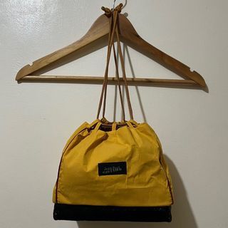 Jean Paul Gaultier Hefeng Bamboo Woven Drawstring Bento Bag