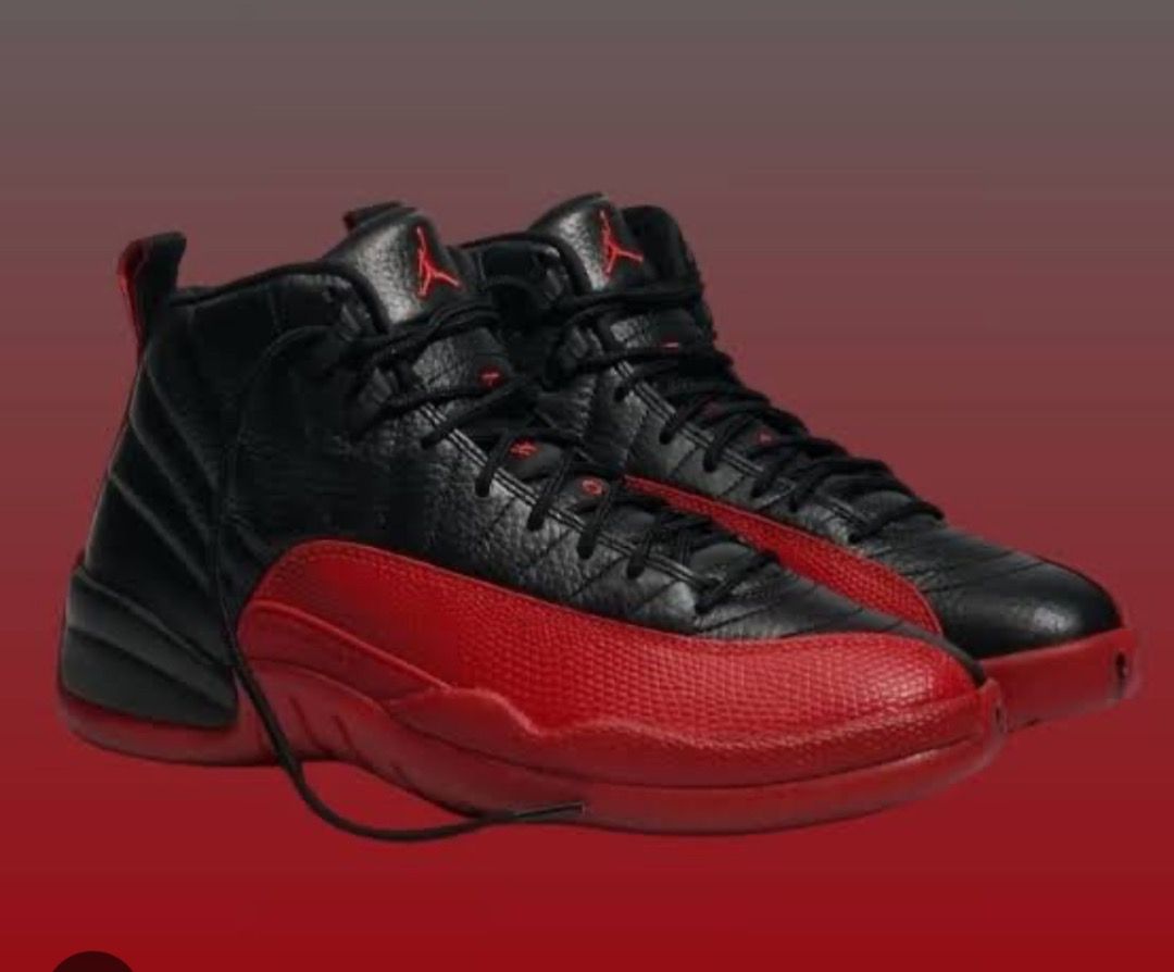 Jordan 12 flu game 2025 (Category: Sneakers) located in Quezon City. Submitted by archjailagan (Listing ID 1365344955, Image 1). Description: Jordan 12 flu game complete with box and receipt from Titan Size 9 Location: sto domingo church qc during sat or sundays, and ortigas center weekdays.