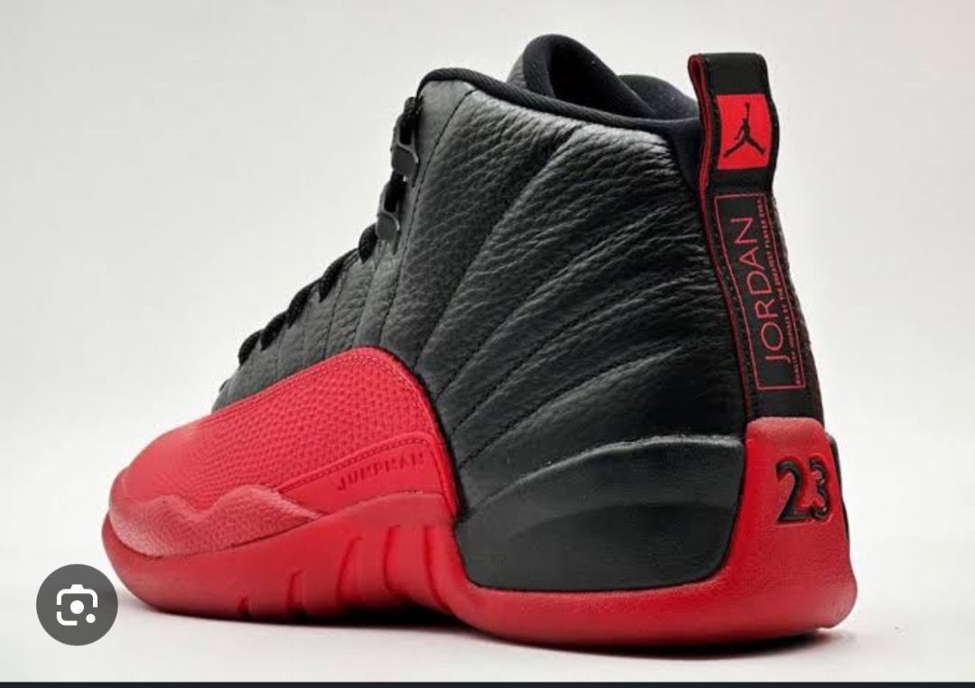 Jordan 12 flu game 2025 (Category: Sneakers) located in Quezon City. Submitted by archjailagan (Listing ID 1365344955, Image 3). Description: Jordan 12 flu game complete with box and receipt from Titan Size 9 Location: sto domingo church qc during sat or sundays, and ortigas center weekdays.