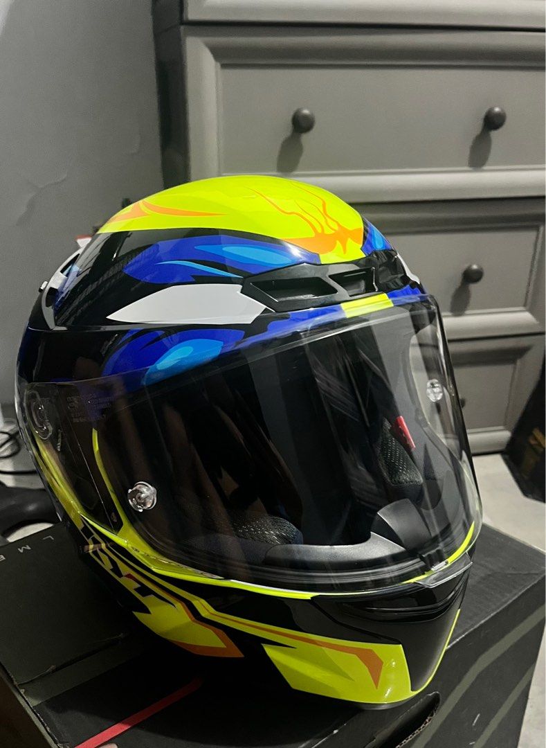KYT Helmet Size L (Category: Helmets and other Riding Gears) located in Pasig City. Submitted by littleranedrop (Listing ID 1365335876, Image 2). Description: KYT Wolverine Marvel Editon Helmet Size Large -With box and Manual included -Good as brandnew✨ -Only used once -No issue at all👌🏻 -Pwede sa Maselan👌🏻 RFS- Need funds .