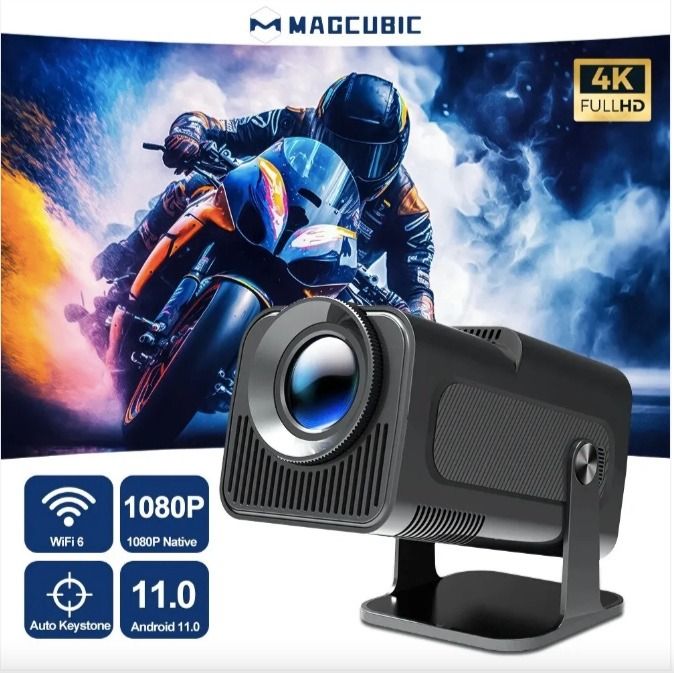 MAGCUBIC Mini 4K projector 📽️ Tiny BUT Mighty (Authentic) Turn your ...