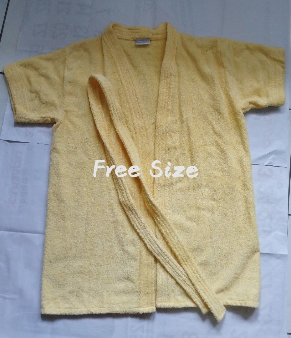 Martel Bath Robe (Category: Bath) located in Iloilo. Submitted by pinspirewitha (Listing ID 1361530647, Image 2). Description: Lightly used. Used with care. Flaws, if any, are barely noticeable. Original. Free size. Will fit small to medium body frame..