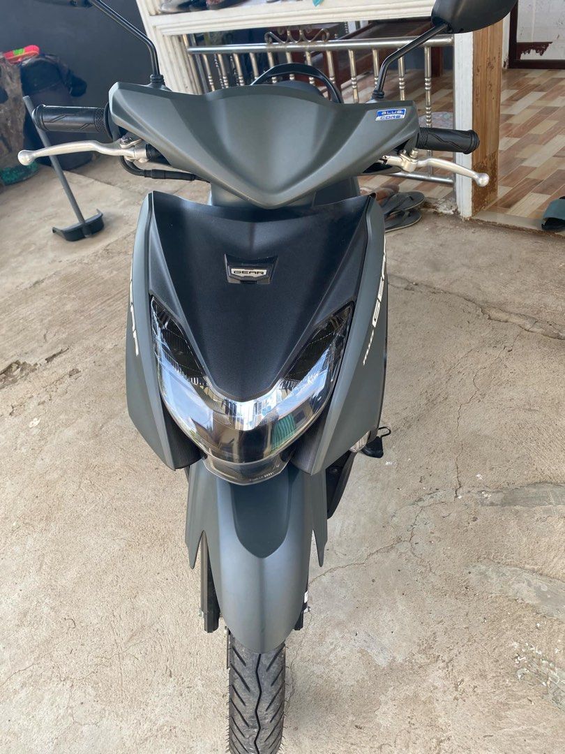 Mio Gear Yamaha (Category: Motorbikes for Sale) located in Quezon City. Submitted by yanzpilot (Listing ID 1365368008, Image 1). Description: Halos hindi nagamit 2K odo lang! Bahay at palenke lang ang tinakbo nito. All stock bago pa talaga sya! First come first serve na lang po! .