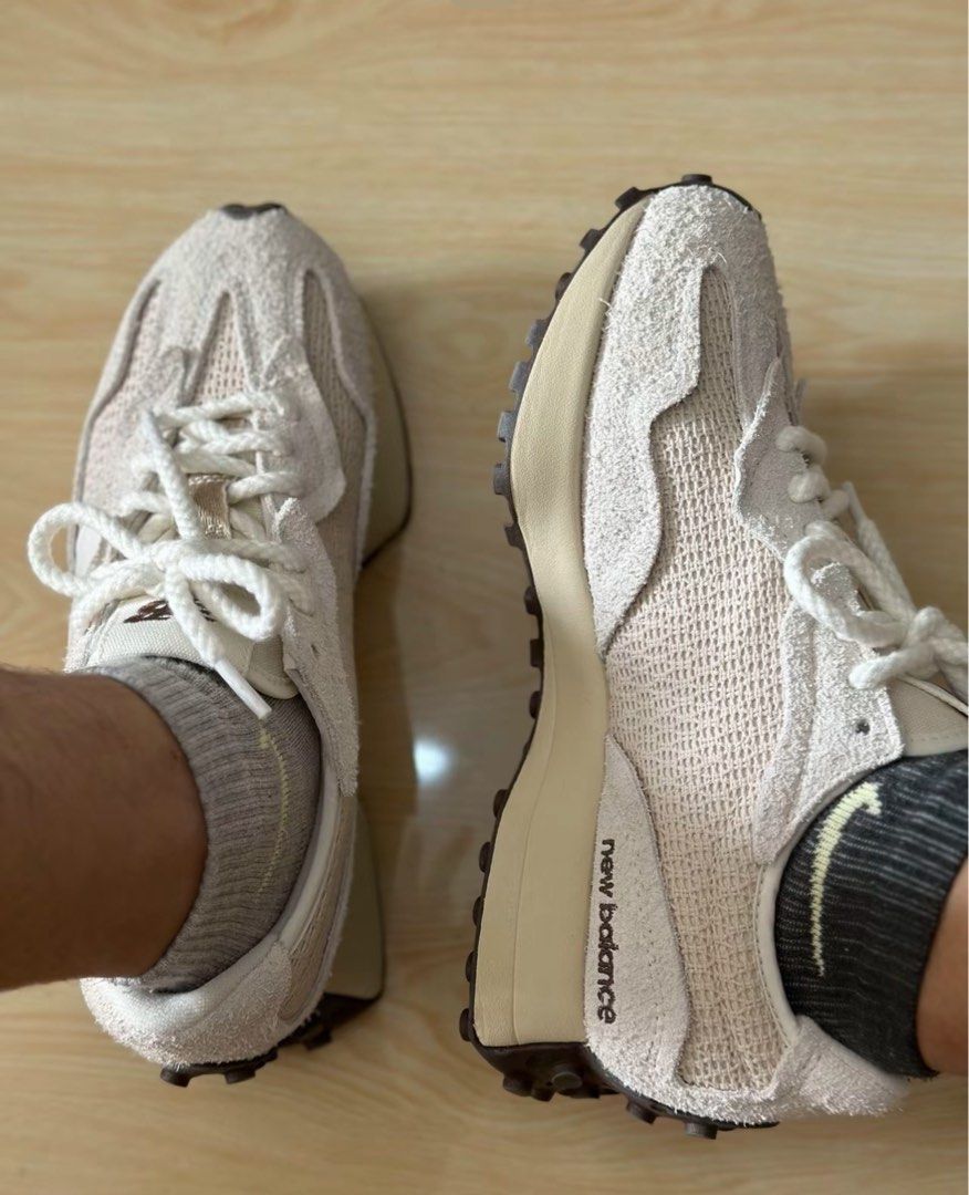 ★NEW BALANCE★327 CREAM BRAILED★U327WVA★男女共用★ New Balance 327 Cream Brailed Men's - U327WVA - US