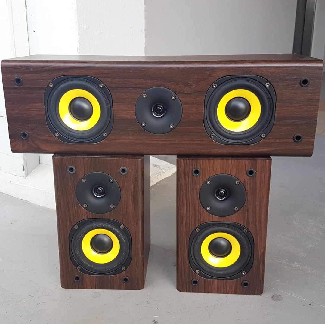 ORiX Sound Labs Speaker System, Model CY-3300, Set of 3 Floor Speakers ...