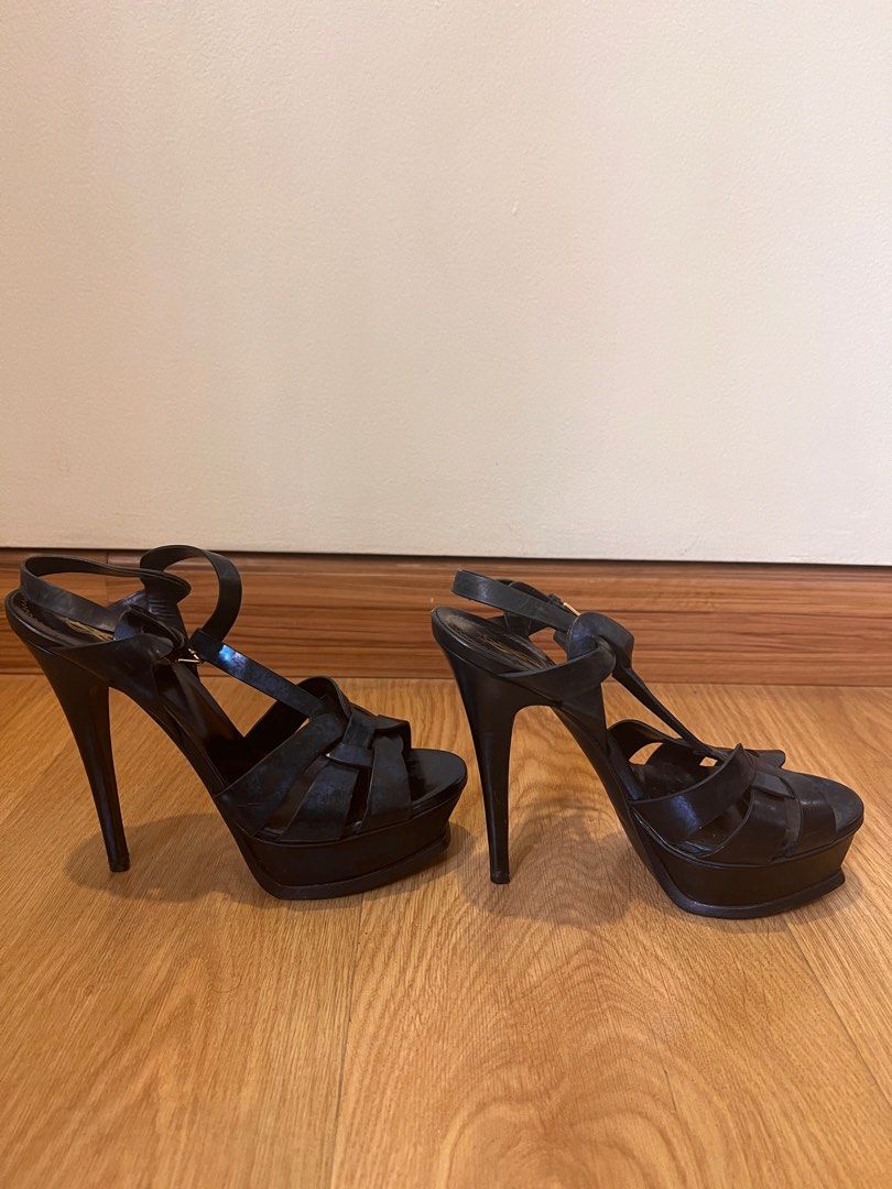 Preloved YSL Tribute Blue Heels