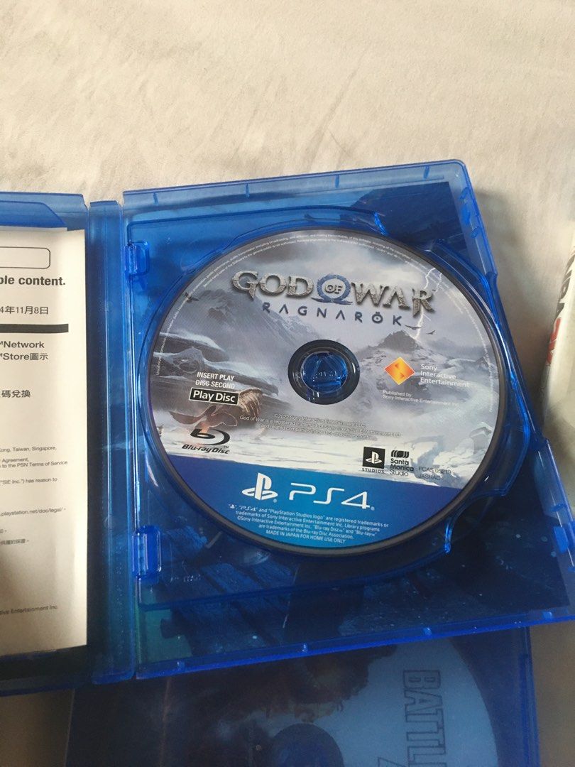 Ps4 games and controller (Category: PlayStation) located in Las Pinas. Submitted by lauricontapay (Listing ID 1365385336, Image 3). Description: Take all for 2,800.00 God of war 1500.00 Battle field 500.00 Nba2k21 500 Controller with issue 650.00.