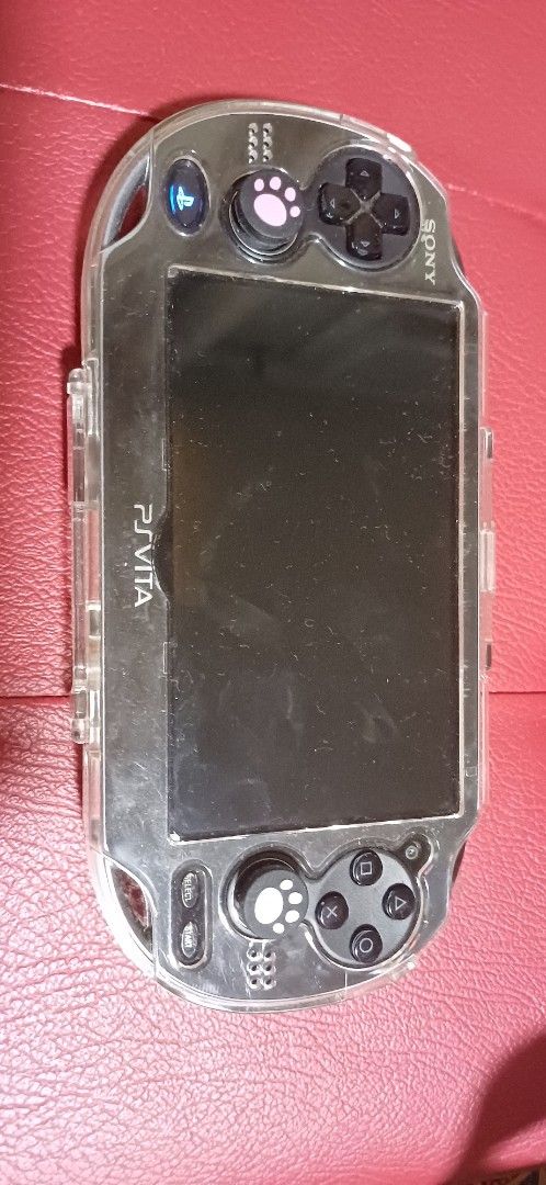PS Vita Black OLED - 256GB (Category: PlayStation) located in Manila. Submitted by kahlen36985 (Listing ID 1365325980, Image 1). Description: Comes with original Kingston 256GB SD card worth 2k. Includes charger and case (as seen in photos). Jailbroken with tons of games..