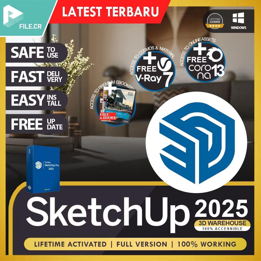 Sketchup pro 2025 / Vray / Enscape Full Version62863059608449114