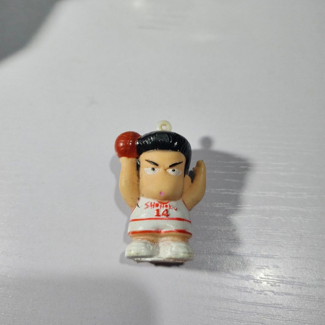 Slam Dunk Mitsui keychain (Category: Character Goods) located in Manila. Submitted by blackstar027 (Listing ID 1365449308, Image 1). Description: Please refer to the images for the actual item. MOP - gCash - BPI, Union Bank, AUB, ShopiPay.