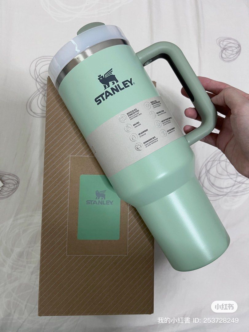 Stanley Tumbler (Category: Water Bottles & Tumblers) located in Singapore. Submitted by hhy30045536 (Listing ID 1365315042, Image 1). Description: Brand new, opened to check the colour Letting go at 60$, ori price at 80$.