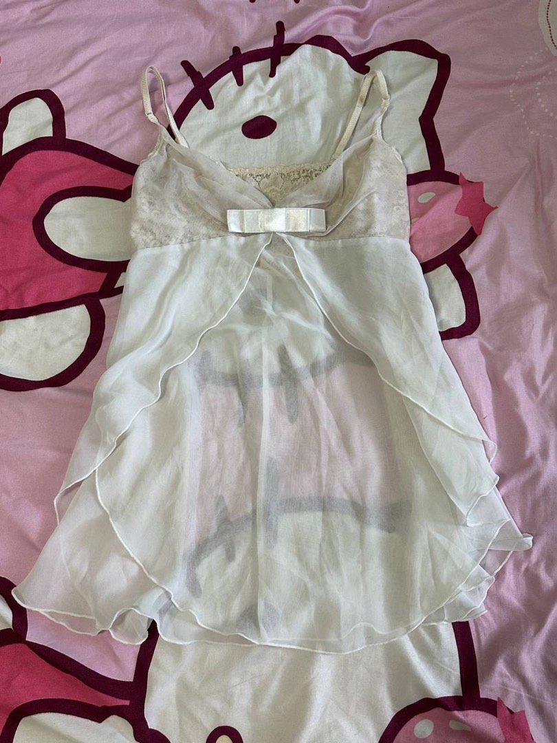 PLUS Basic White Sheer Cami Top main image 0