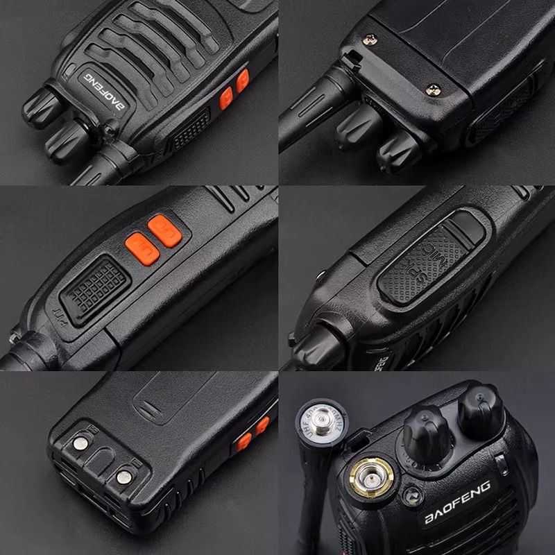 2pcs baofeng 888S walkie talkie profesional Two way radio long range Wireless set radio uhf communicator 400-470MHz 16CH radio (Category: Walkie-Talkie) located in Singapore. Submitted by wackywares (Listing ID 1365564102, Image 2). Description: Baofeng 888S 5W 16Ch 400-470MHz Interphone Two-Way Radio Walkie Talkie (Black) Frequency Range : UHF 400-470MHz Channel Capacity: 16 Channel Spacing: 25KHz Operated Voltage: 3.7 V Battery: 1500MAh Li-ion 