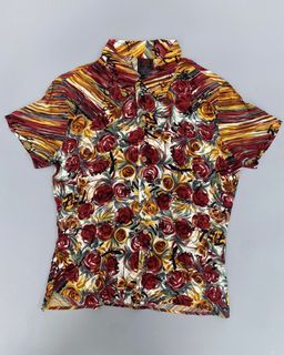 90s Jean Paul Gaultier Floral Shirt