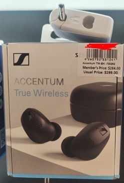 ACCENTUM True Wireless (Category: Earphones) located in Singapore. Submitted by xflame (Listing ID 1365485793, Image 3). Description: BNIB, Sealed & Unopen (Pic 2) 2 years warranty Original price is $299 (Pic 3) Feature: -New ergonomic design: Designed for extended listening comfort based on ergonomic in-ear research and validated by users. -Extended battery life: Up to 8 hours of playtime with an additional 20 hours from the charging case for un