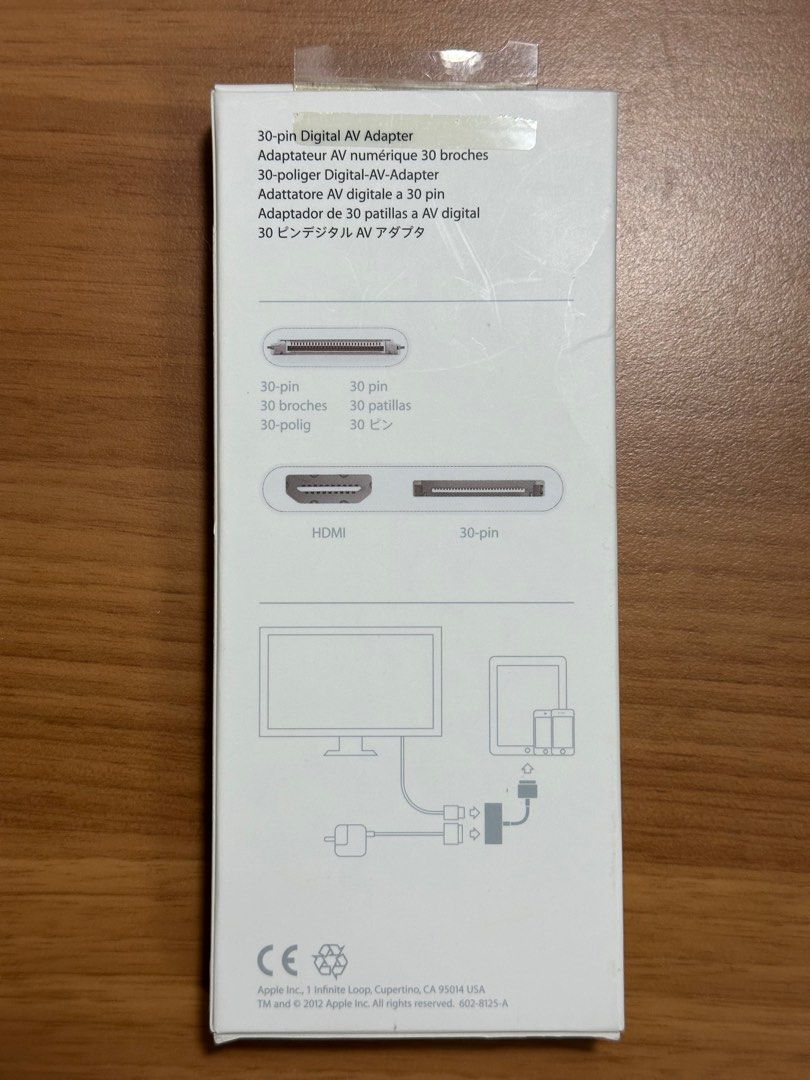 Apple 30-pin Digital AV Adapter63222783107330112