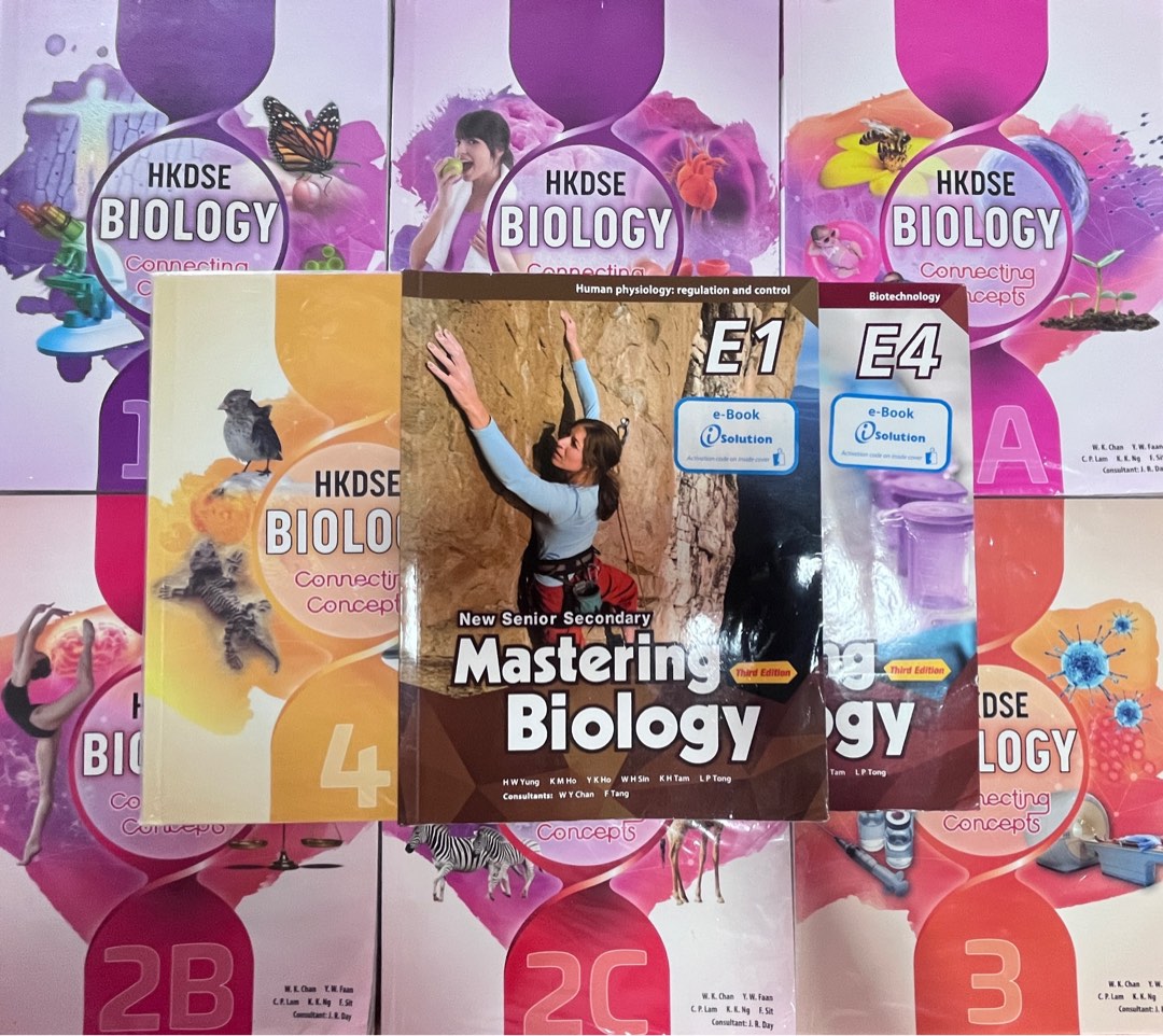 Aristo HKDSE biology Connecting Concepts x Oxford NSS Mastering Biology ...