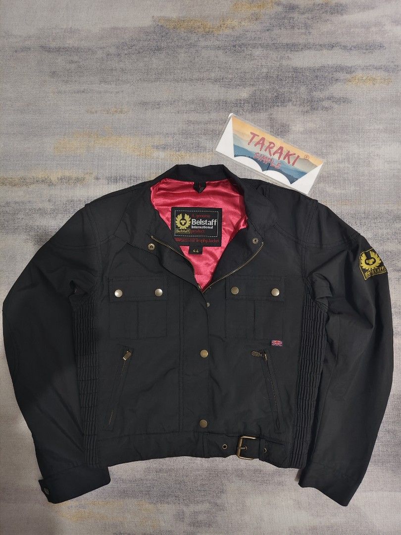 BELSTAFF INTERNATIONAL TOUR MASTER TROPHY JACKET (Category: Luxury Apparel) located in Baguio. Submitted by igorotak.111.taraki.com (Listing ID 1365598344, Image 1). Description: FS BELSTAFF INTERNATIONAL TOUR MASTER TROPHY JACKET GOOD AS NEW NO ISSUES 44 ON TAG L-19 W-19 CAN FIT M-L WOMENS.