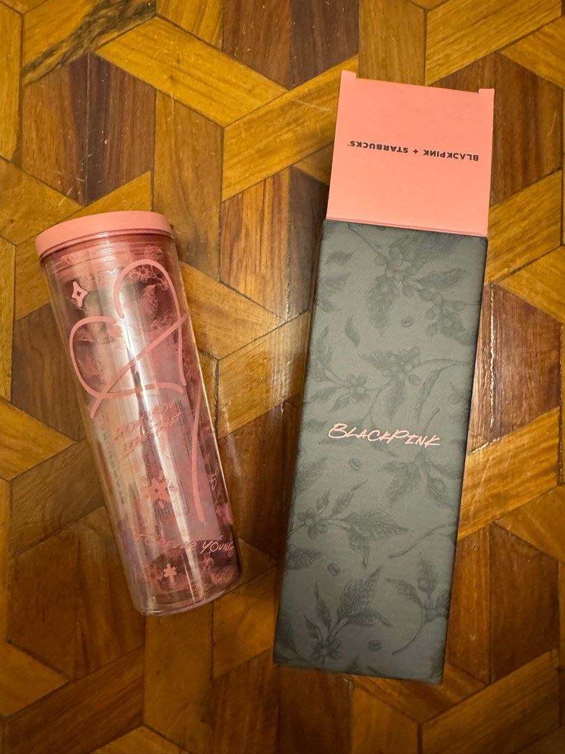 BlackPink x Starbucks Cold Tumbler (Category: Water Bottles & Tumblers) located in Caloocan City. Submitted by luckycharmangel (Listing ID 1365622192, Image 1). Description: Brand New BlackPink x Starbucks Cold Tumbler With Original Box MOP: Gcash, BPI, BDO.