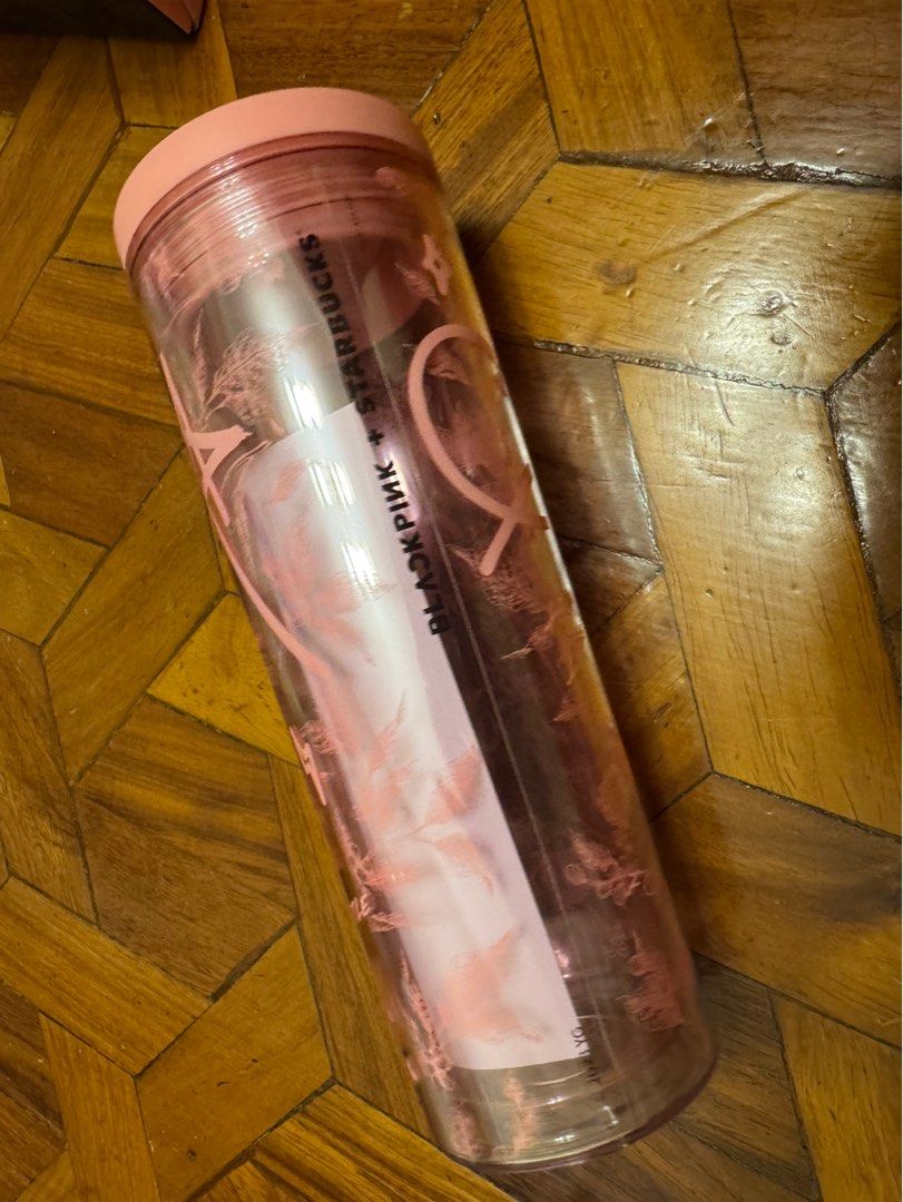 BlackPink x Starbucks Cold Tumbler (Category: Water Bottles & Tumblers) located in Caloocan City. Submitted by luckycharmangel (Listing ID 1365622192, Image 3). Description: Brand New BlackPink x Starbucks Cold Tumbler With Original Box MOP: Gcash, BPI, BDO.