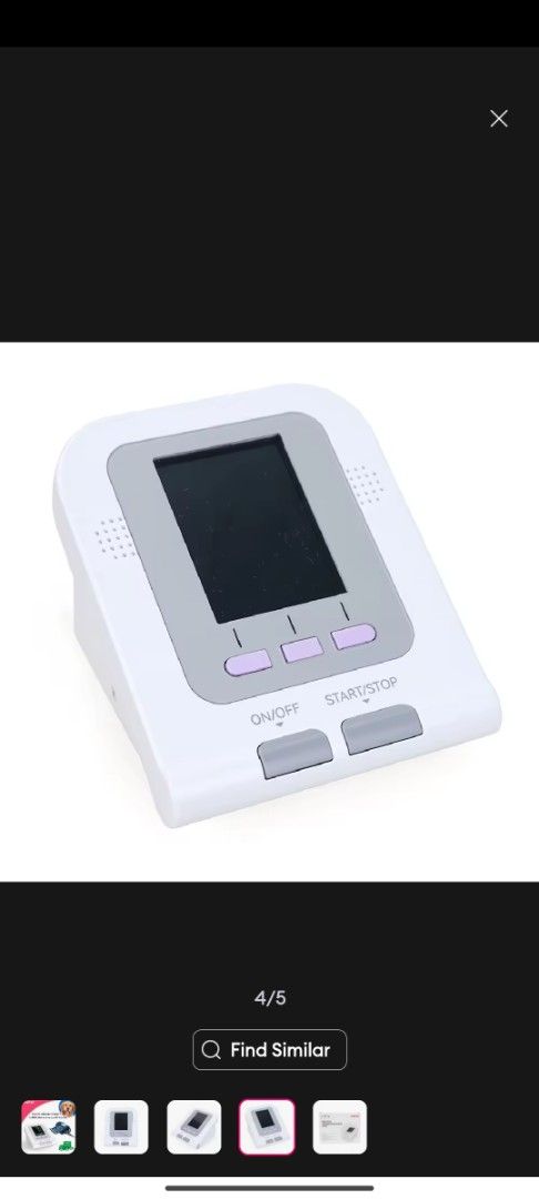 Blood Pressure Monitor (Category: Health & Grooming) located in Singapore. Submitted by ahmengo (Listing ID 1365595649, Image 1). Description: digital blood monitor for dog. comes with cuff suitable for small breed dog..