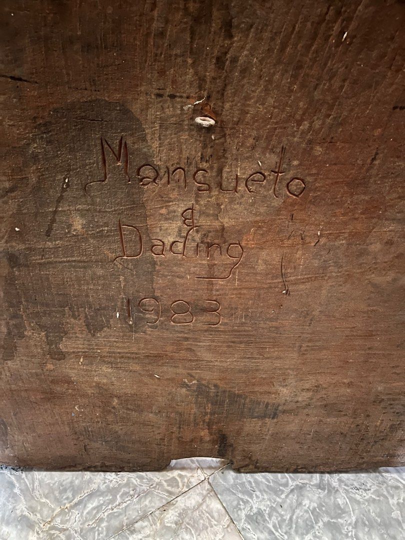 Carved Wood Last Supper (Category: Other Home Furniture) located in Quezon City. Submitted by airamxxxthings (Listing ID 1365540060, Image 3). Description: negotiable mansueto & dading 1983 schedule to view .