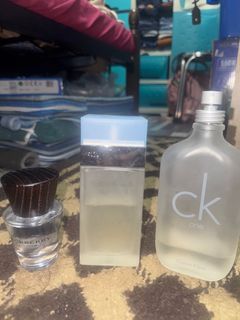 CK One, Dolce and Gabbana Light Blue and Burberry Touch Bundle