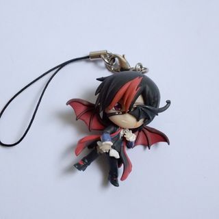 Code Geass Lelouch Code Black Figure Keychain | Anime Figure Keychain | Phone Charm | Phone Strap | Phone Keychain | Charm Keychain | Figure Strap | Anik Anik | Trinket | Trinkets | Collectible Figurines | Anime Merchandise