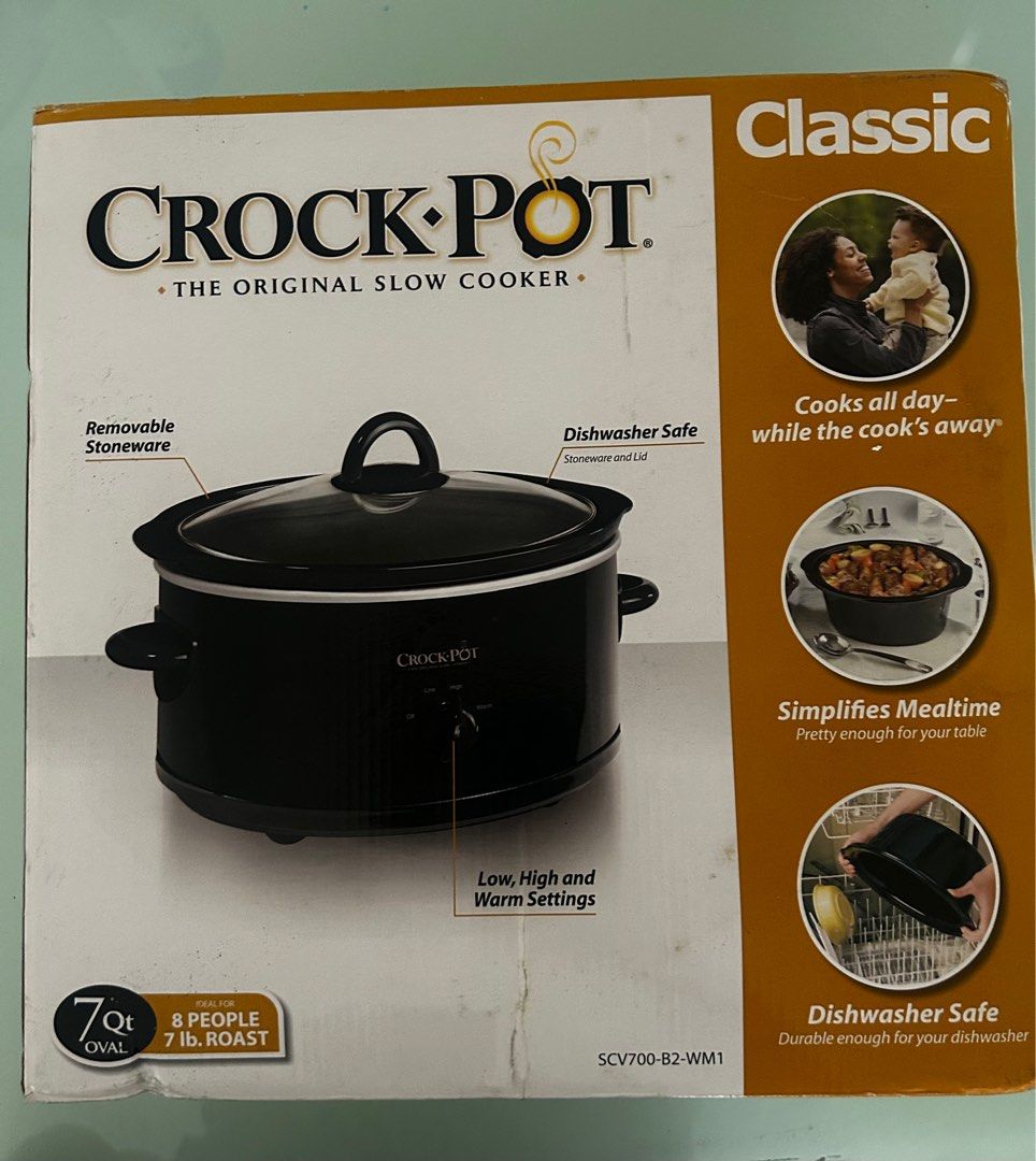 crock pot slow cooker 7qt (Category: Cookers) located in Mandaluyong City. Submitted by jeunefille168 (Listing ID 1365538769, Image 3). Description: new (never used) crock pot 7qt purchased in the US 🇺🇸 (been stored in the kitchen since its purchase) shipping for the account of the buyer payment options: bpi bdo or gcash no reservations allowed.