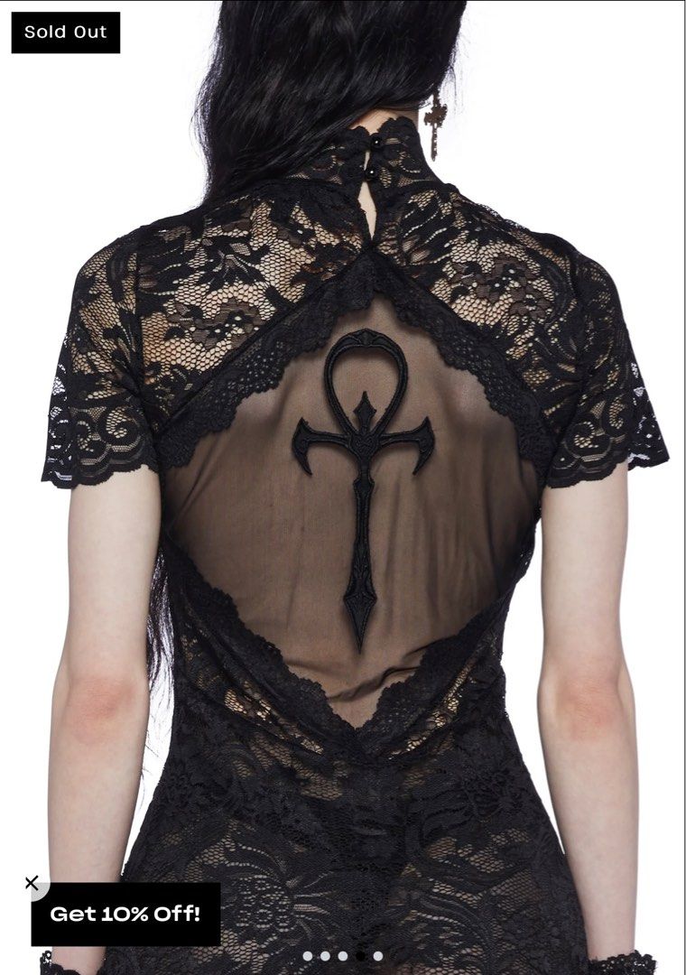Dolls Kill Lace Mini Dress (Category: Dresses) located in Singapore. Submitted by cokechoke (Listing ID 1365597288, Image 2). Description: A really gorgeous lace mini dress! Worn only once for Halloween. Size S. .