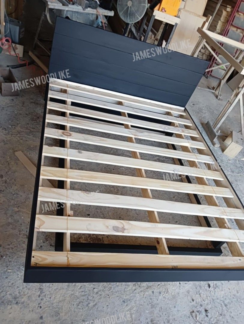 FLOATING BED BLACK STAIN FINISH (Category: Bed Frames & Mattresses) located in General Trias. Submitted by jameswoodlike (Listing ID 1365532191, Image 3). Description: 👁️At James Woodlike, the best furniture products is made at insanely AFFORDABLE PRICES! Don't hesitate, message us to order now! 🏃⏰⏰ 📌 Direct manufacturer from Imus est 2020 ✅ We deliver nationwide ✅ We are made to order ✅ Made of Canadian pine Solid Wood 💯 Matibay!! 💯 Quality