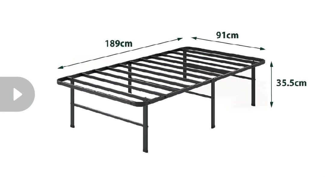 Foldable Bed Frame single (exclude mattress)65075083507457111