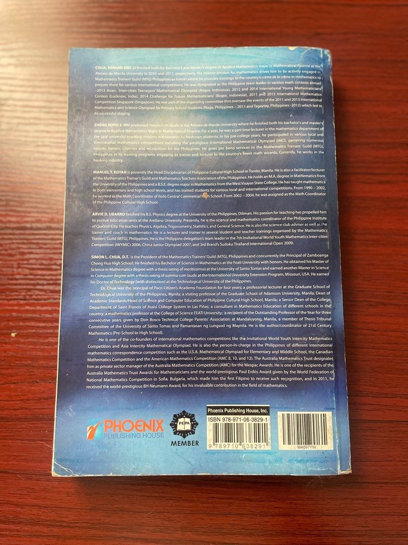 General Mathematics 11 (Category: Textbooks) located in Quezon City. Submitted by seungwan24 (Listing ID 1365567901, Image 2). Description: See pics for condition cubao area.