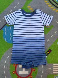 Honest Romper Stripe Onesie