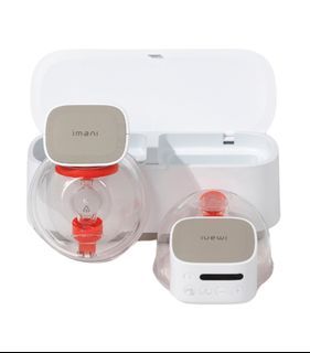 imani i2 Plus  Wearable Breast Pump with Charging Dock & Box