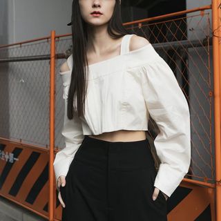 Initial露肩長袖衫64240105266946110