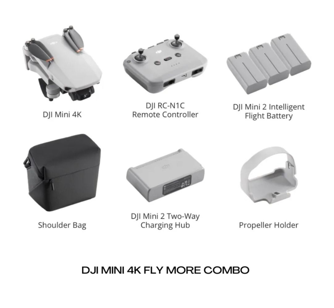 LNIB - DJI Mini 4K Fly More Combo62863112855041117