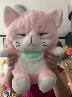 NEW! BIG! 18in Pink cat stuff toy