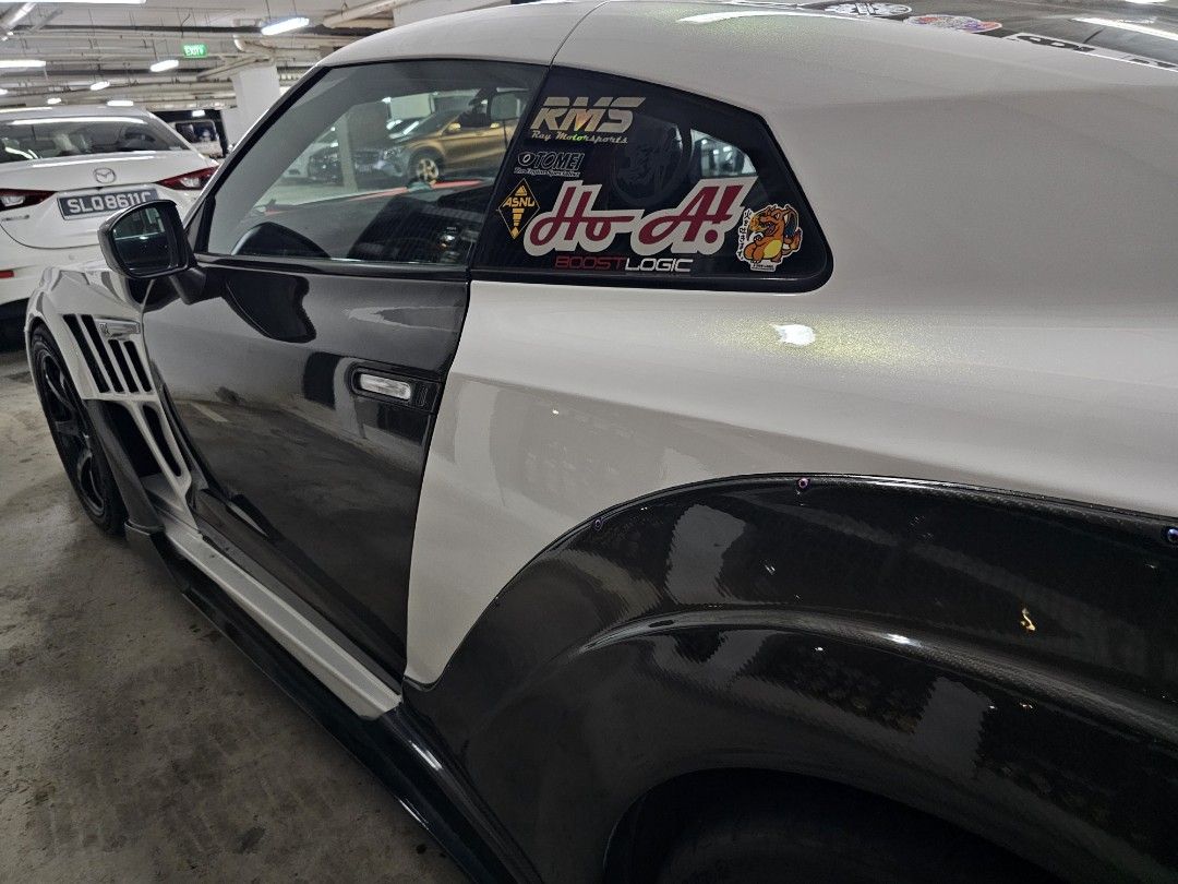 Nissan GTR 3.8 High Black Edition (A) (Category: Used Cars) located in Singapore. Submitted by Raymotorsports (Listing ID 106265299, Image 2). Description: Depreciation: S$26,017.82 Original Registration Date: 01 Aug 2008 Rebate Info: COE Category: B COE Expiry: 01 Jul 2027 OMV: S$0 ARF: S$0 QP Paid (COE): S$52,000 Loan Estimation: Based on MAS Guidelines of min 30% downpayment. Description: Premium spec With full body kit done up, audio, aft mkt