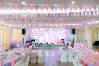 Party Backdrop - It’s a Small World Theme