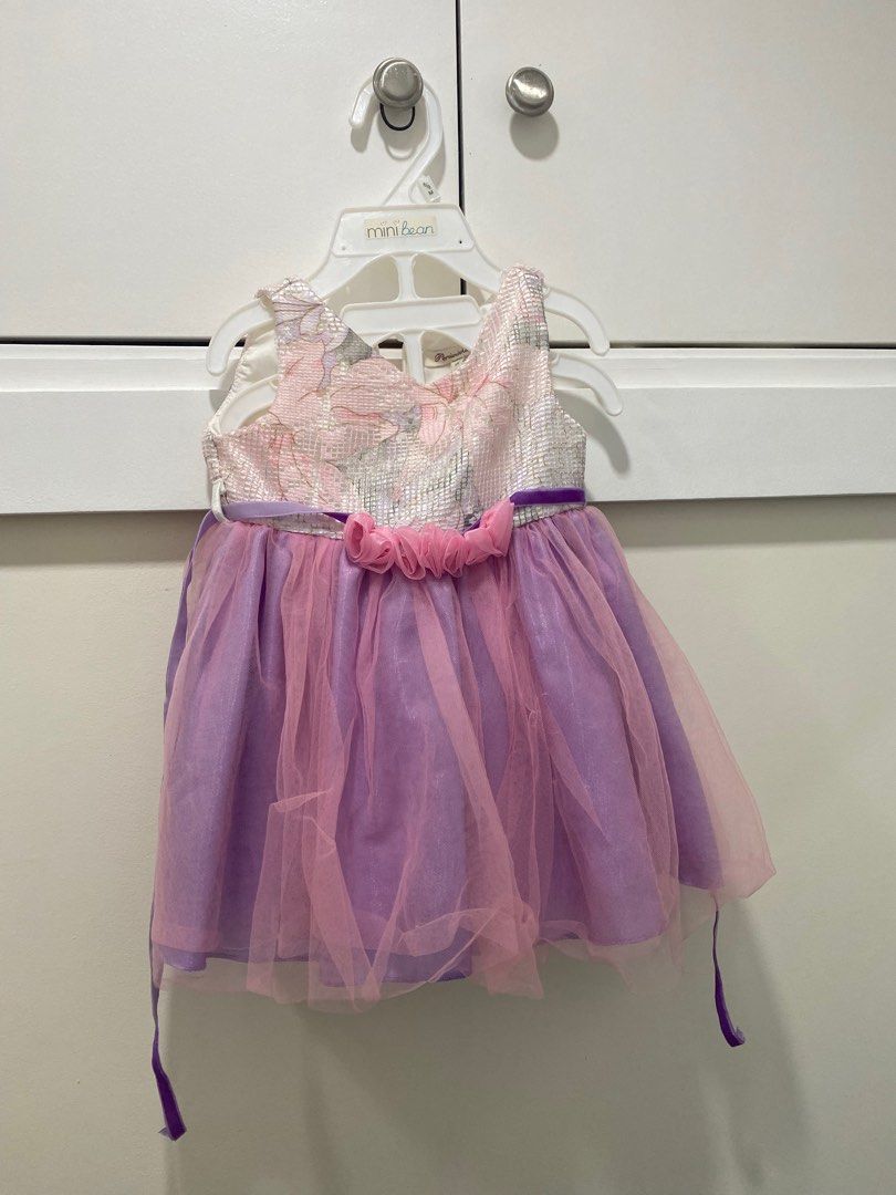 Periwinkle dress (Category: Babies & Kids Fashion) located in San Fernando. Submitted by declutterwithj (Listing ID 1365606416, Image 1). Description: Used once 9mos to 1yr old.