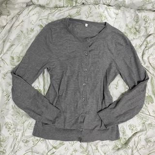 Plain Gray Cardigan