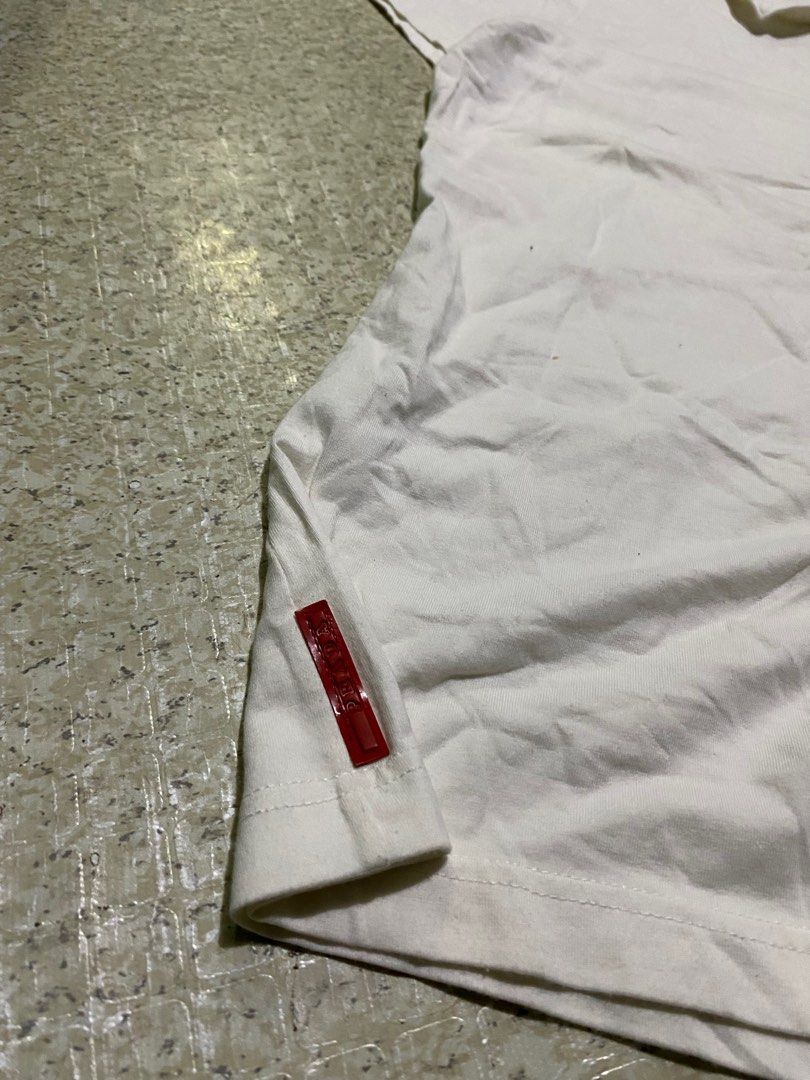 Prada fullzip Blouse (Category: Luxury Apparel) located in Valenzuela. Submitted by rektasource.ph (Listing ID 1365621145, Image 3). Description: Vintage Prada fullzip Blouse Cut Washtag Need wash Length: 23 Width: 16.5.