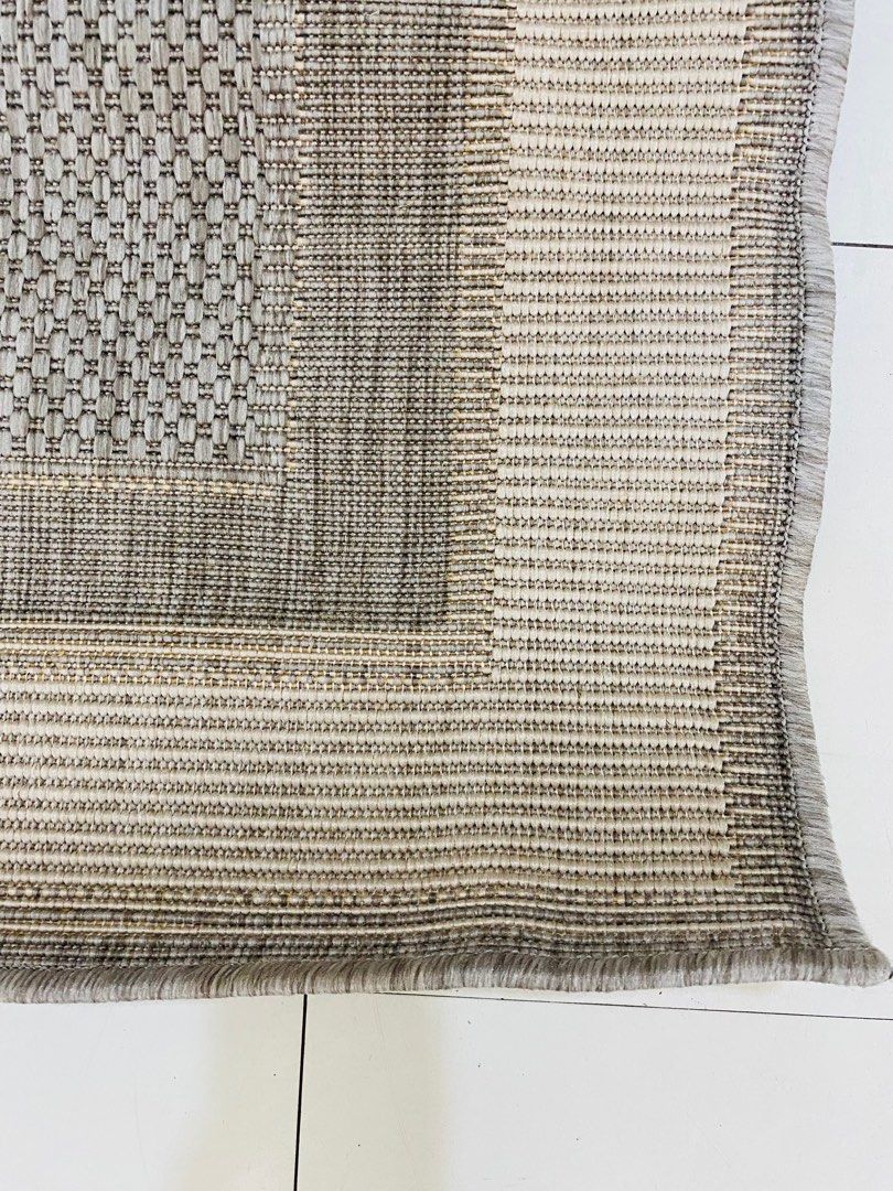Rugs Rugs Rugs Part 2 (3-5) (Category: Carpets, Mats & Flooring) located in Mandaluyong City. Submitted by trs99 (Listing ID 1365603763, Image 3). Description: Rugs Rugs Rugs Part 2 (3-5) # 3 “Border” design small Oat/light taupe color Flatweave 100% Polypropylene Made in Belgium 80 x 150 cm / 32 x 59 in 3,290 # 4 Shag style Dark taupe/ sand color Shag weave yarns with some sheen Made in Turkey 80 x 150 cm / 33 x 57 in 5,090 # 5 Shag style Beige 