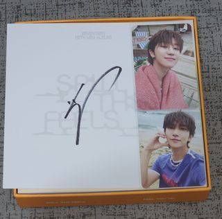Seventeen Spill the Feels Scoups signed
