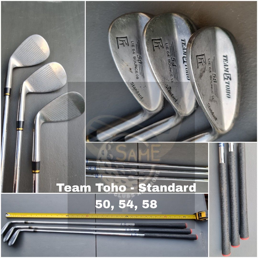 Team Toho - Standard Wedges (Category: Golf) located in Las Pinas. Submitted by samesca (Listing ID 1365557848, Image 1). Description: wedges 50, 54, 58.